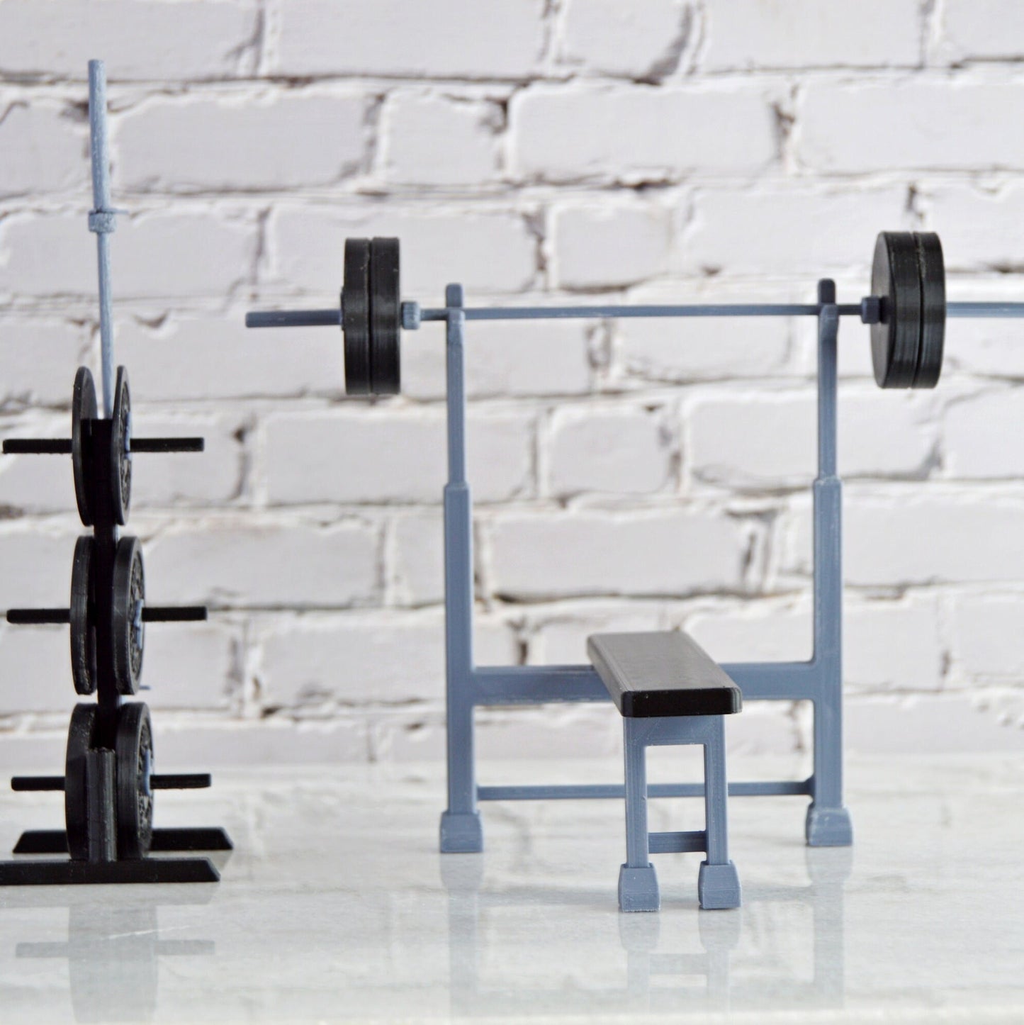 1 12 Scale Dollhouse Gym Equipment, Miniature Exercise Equipment, 1 12 Scale Dollhouse Furniture, Miniature Gym, Doll House Accessories