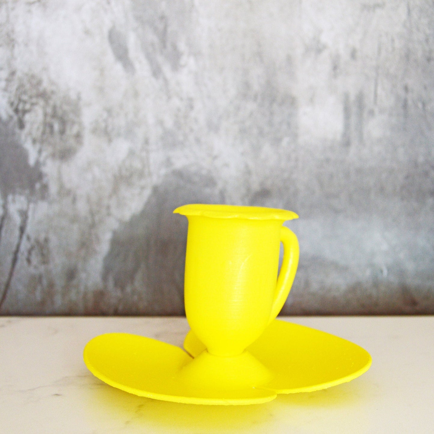 Daffodil Teacup from Willy Wonka, Wonka Movie Prop Replica, Yellow Teacup, Pretend Play Tea Cup, 3d Printed Cup, Tea Time Gift Idea