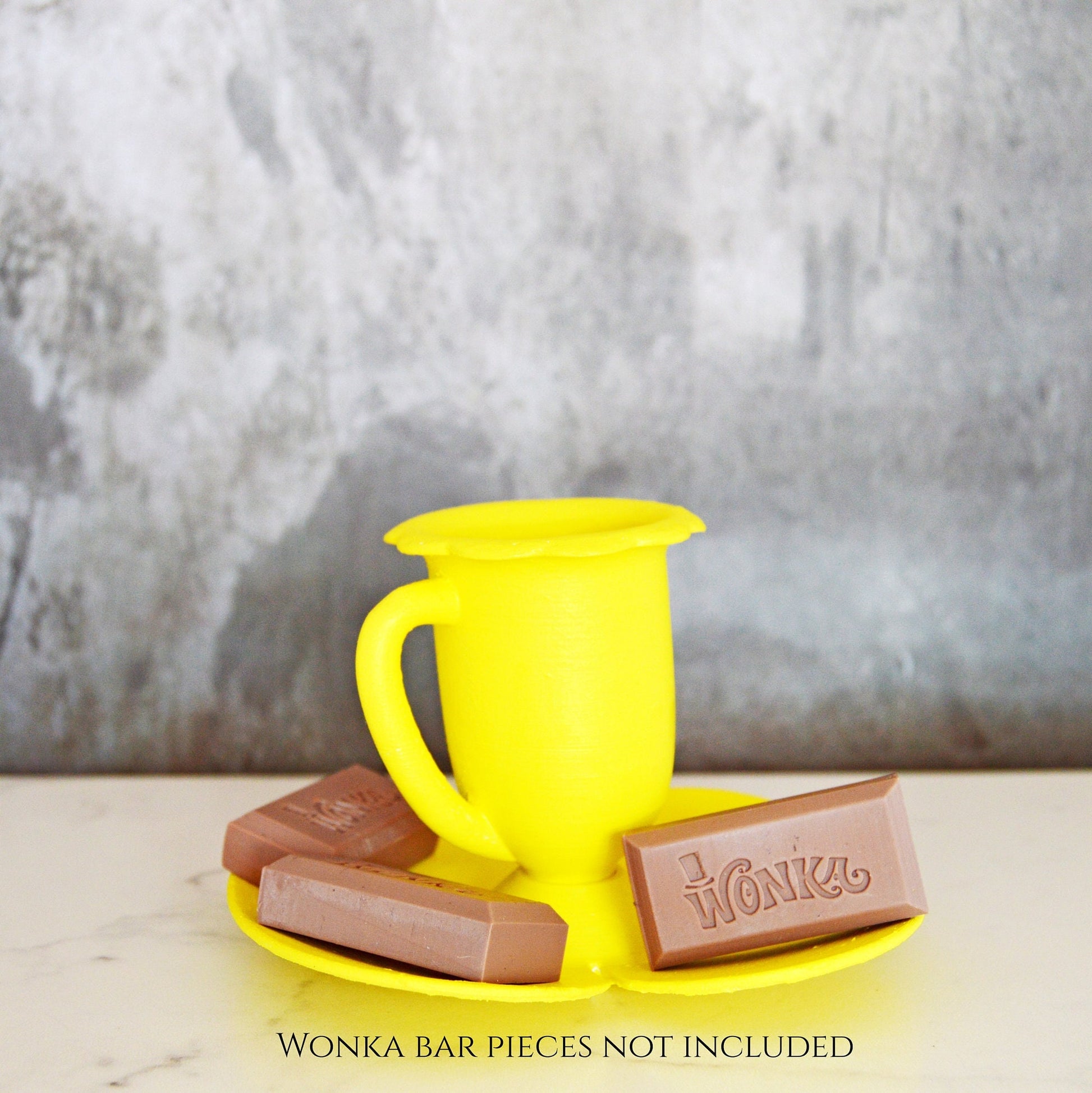 Daffodil Teacup from Willy Wonka, Wonka Movie Prop Replica, Yellow Teacup, Pretend Play Tea Cup, 3d Printed Cup, Tea Time Gift Idea