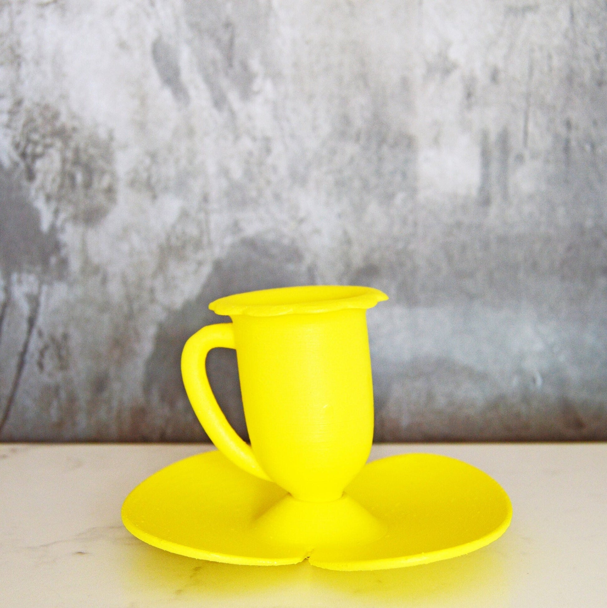 Daffodil Teacup from Willy Wonka, Wonka Movie Prop Replica, Yellow Teacup, Pretend Play Tea Cup, 3d Printed Cup, Tea Time Gift Idea