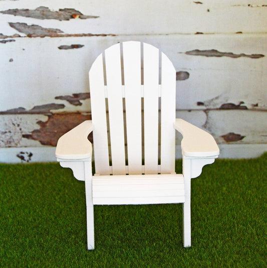 Adirondack Chair for Dollhouse Outdoor Furniture, Miniature Adirondack Chairs, Dollhouse Lounge Chair, Dollhouse Patio Furniture, 1 6 Scale