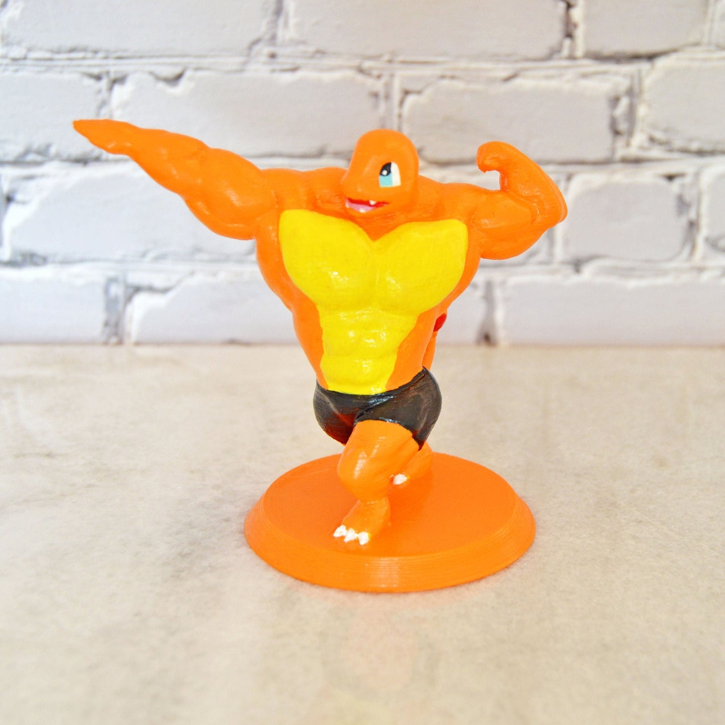 3D Printed Buff Pokemon Set, Swole Pokemon, Muscle Pokemon, Buff Figurine, Gift for Someone Who Has Everything, Video Game Character Decor