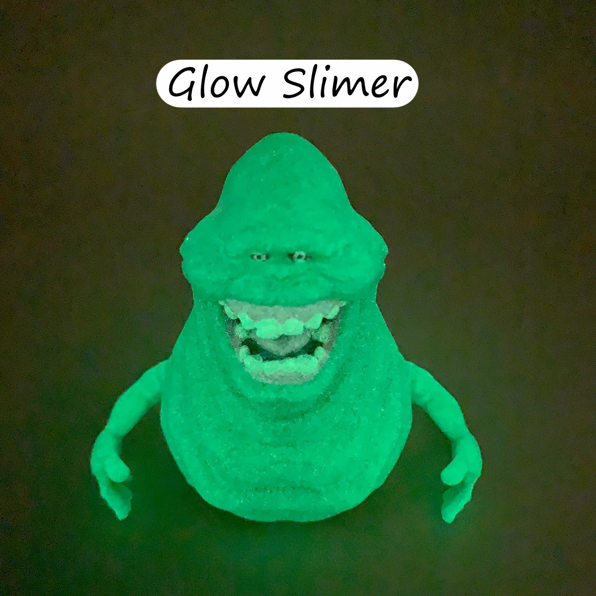 Ghostbusters Slimer Figure, Glow in the Dark Ghost Figure, Movie Memorabilia Props, Ghostbusters Fan Art, 3D Printed Resin Figure