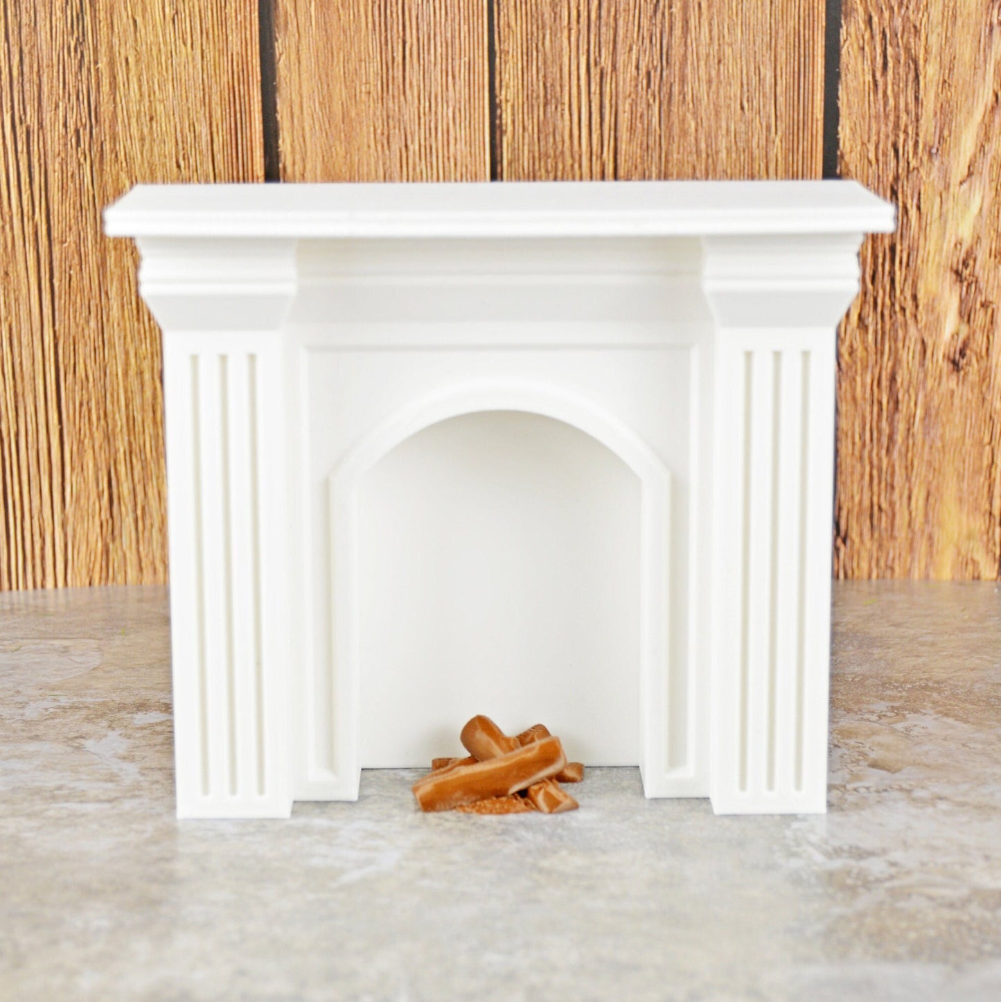 1 6 Scale Fireplace, Dollhouse Miniature Fireplace, Dollhouse Fireplace Kit, Dollhouse Fireplace Flames, Dollhouse Fireplace Logs