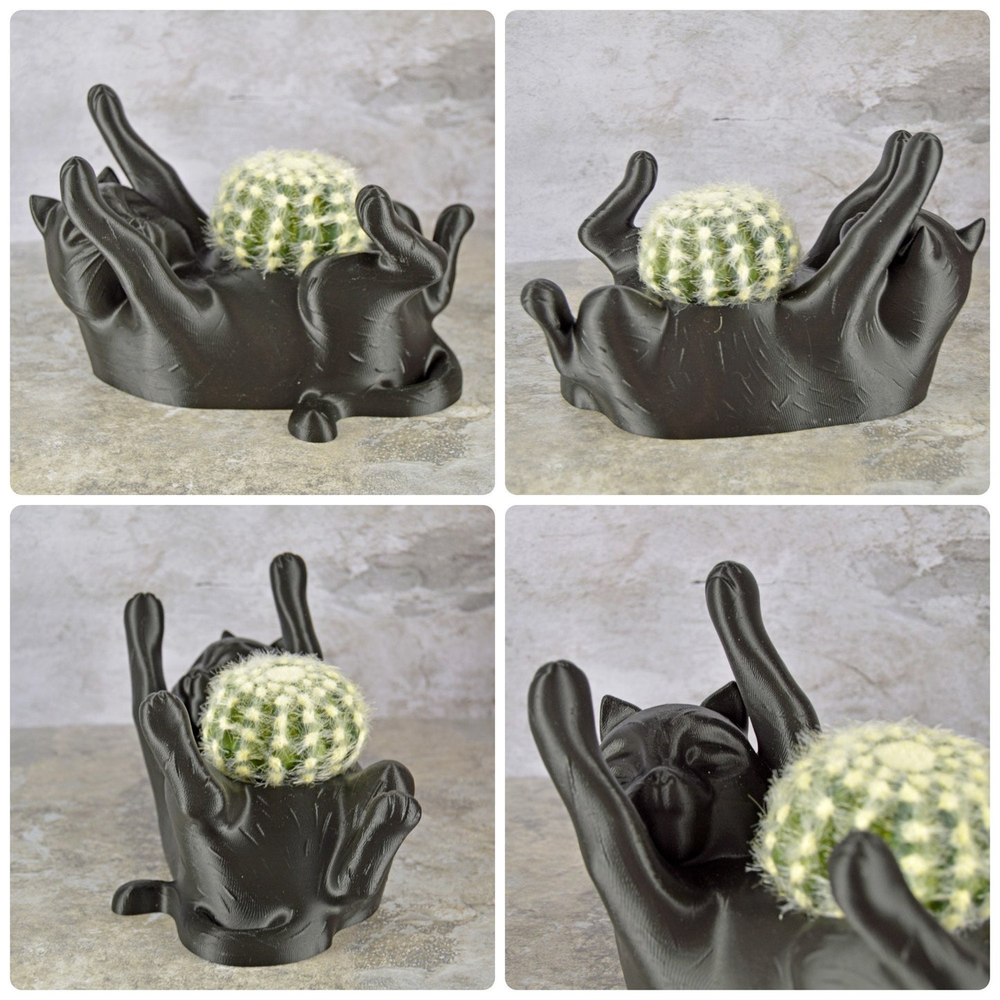 Cute Cat Planter Indoor, Cat Pot for Plants, Cat Succulent Planter, Cat Cactus Planter, Cat Air Plant Holder, Succulent Planter Funny