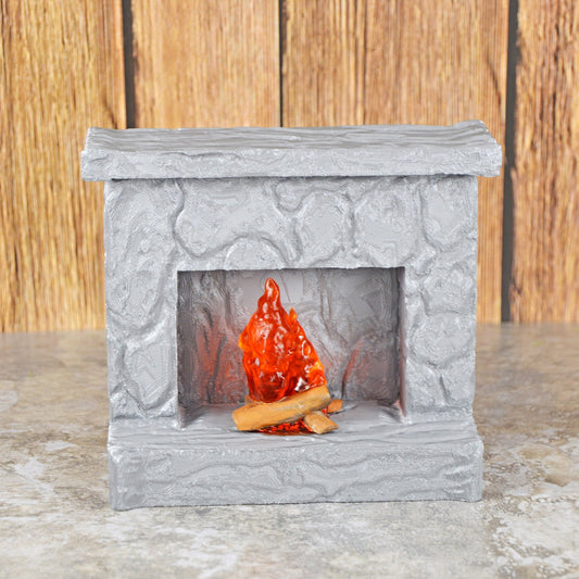 1 6 Scale Fireplace, Dollhouse Fireplace Flames, Dollhouse Fireplace Kit, Dollhouse Fireplace Logs, Dollhouse Miniature Fireplace