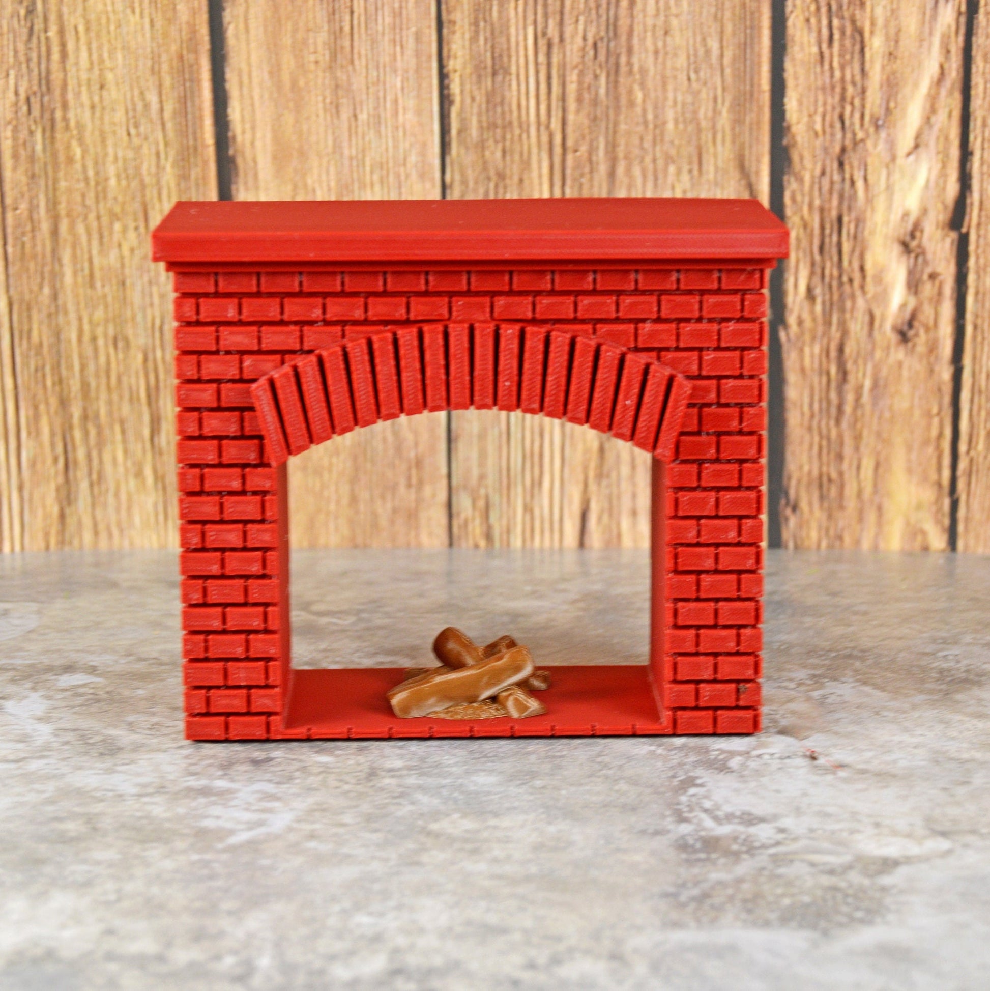 1 6 Scale Fireplace, Dollhouse Miniature Fireplace, Dollhouse Fireplace Kit, Dollhouse Fireplace Flames, Dollhouse Fireplace Logs