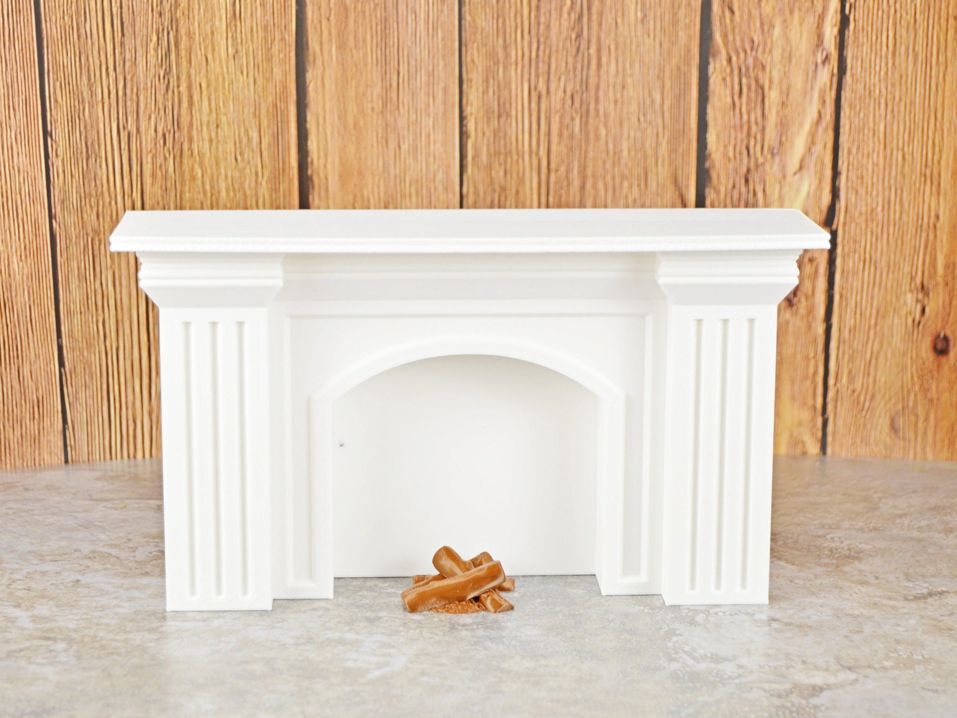 1 6 Scale Fireplace, Dollhouse Miniature Fireplace, Dollhouse Fireplace Kit, Dollhouse Fireplace Flames, Dollhouse Fireplace Logs